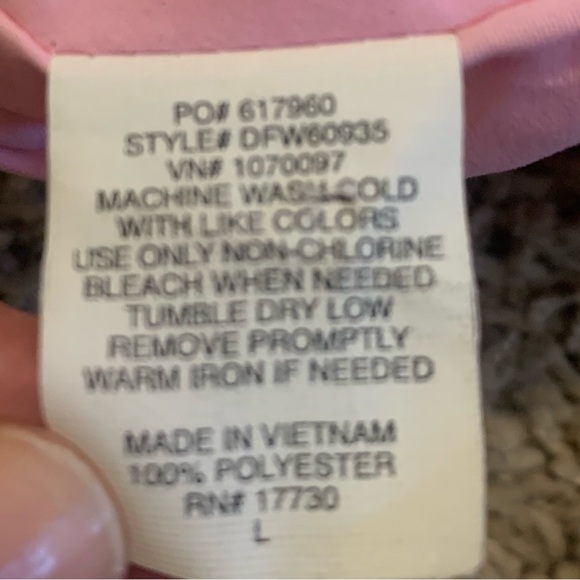 Reversible Halter Dress Large Striped Floral Print - Picture 7 of 7